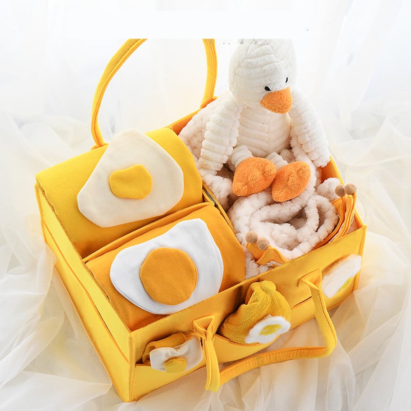 Newborn Gift Box with Summer Dress and Baby Supplies
